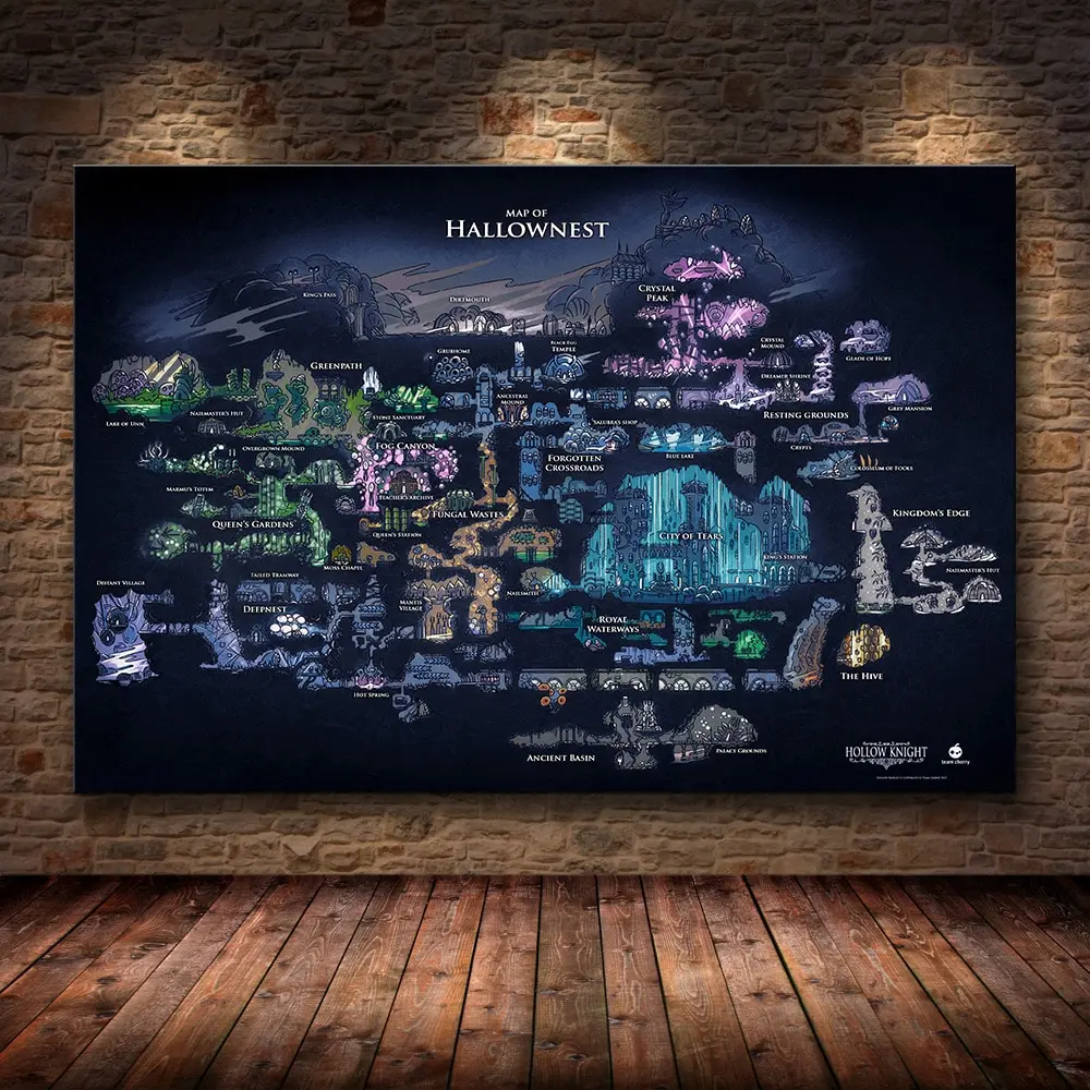 Poster del Gioco Hollow Knight - Star Map Poster recensione e prezzo